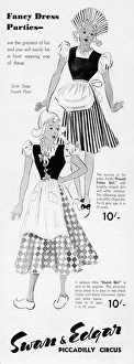 Images Dated 3rd February 2016: Swan and Edgar fancy dress advertisement