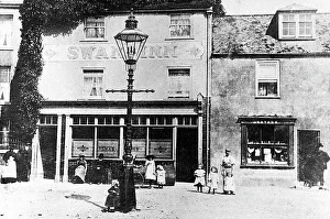 Wyke Prints: Swan Inn, Wyke Regis, early 1900s