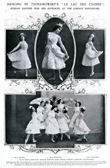 Images Dated 12th November 2019: Swan Lake at the London Hippodrome, 1910