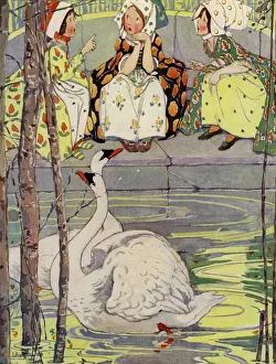 Animated Prints: The swan pond