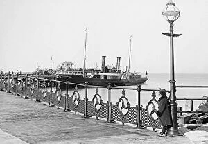 Steamers Collection: Swanage Pier Victorian period