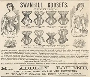 Corsets Prints: Swanbill Corsets 1879