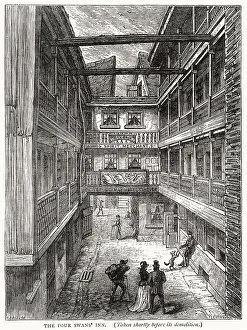 Bishopsgate Prints: Four Swans Inn, London