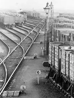 Swansea Prints: Swansea main railway sidings, Glamorgan, South Wales