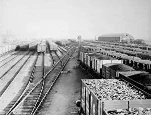 Swansea main railway sidings, Glamorgan, South Wales