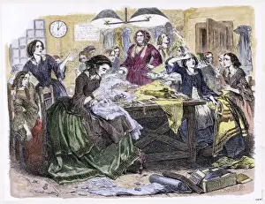 Fatigue Prints: Sweatshop / Circa 1870