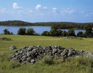 Humanidad Collection: Sweden. Birka. Viking settlement