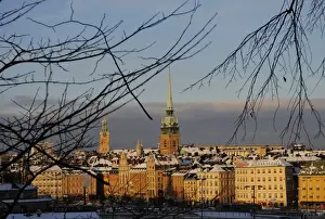 Overview Prints: Sweden. Stockholm. Panorama of the Old City (Gamla