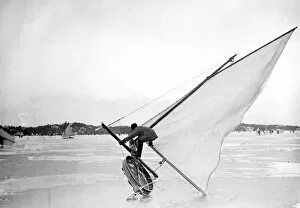 Images Dated 6th September 2012: Swedish Ice Yachting