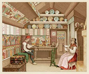 Grandfather Gallery: Swedish Peasant Interior