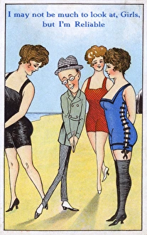 Shyness Collection: Sweet Little man making his case to bathing beauties