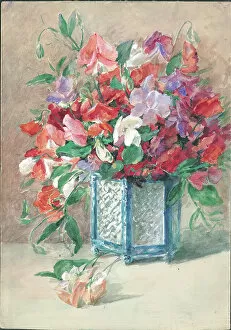 Arrangement Collection: Sweetpeas'. Flowers in vase