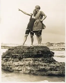 Bloomers Prints: Swimmers at Hastings