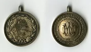 Images Dated 13th January 2012: Swimming medal, Life Saving Championship
