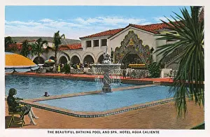 Swimming pool at Hotel Agua Caliente, Tijuana, Mexico