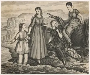 Composed Prints: Swimwear / Der Bazar 1869