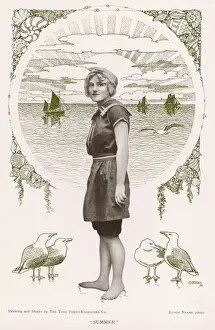Sea Gulls Prints: Swimwear Photo by Neame