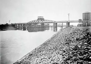 Neath Prints: Swing Bridge, River Neath, Neath, Port Talbot, South Wales