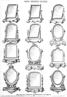Rectangle Prints: Swing Dressing Glasses (Mirrors), Plate 190