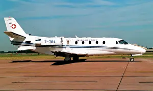 Swiss Air Force - Cessna 560XL Citation Excel T-784 (msn 560-5269), of VIP Flt. (German: Schweizer Luftwaffe; French: Forces aeriennes suisses; Italian: Forze aeree svizzere; Romansh: Aviatica militara svizra) Date: circa 2010
