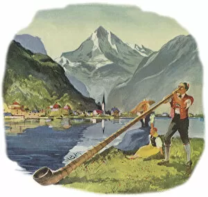 Journeys Collection: Swiss Alpine Horn Date: 1948