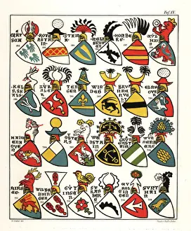 Swiss coats of arms, c. 1340