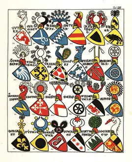 Swiss coats of arms, c. 1340
