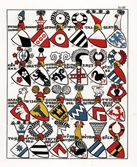 Swiss coats of arms, c. 1340