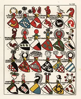 Swiss coats of arms, c. 1340