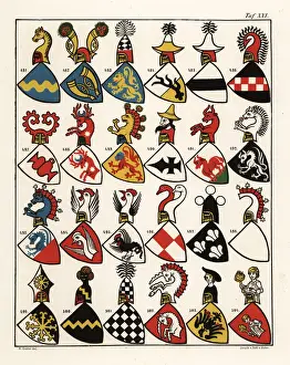 Swiss coats of arms, c. 1340