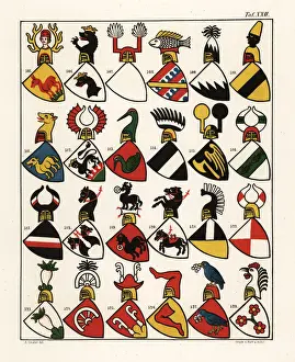Swiss coats of arms, c. 1340