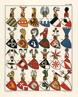 Swiss coats of arms, c. 1340