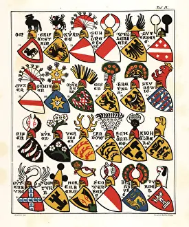 Swiss coats of arms, c. 1340