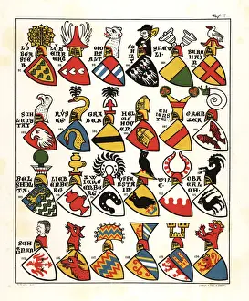 Swiss coats of arms, c. 1340