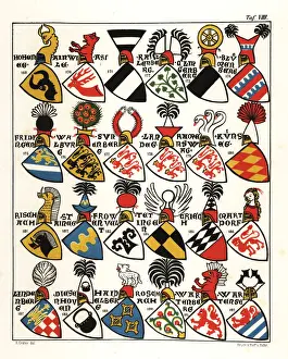 Swiss coats of arms, c. 1340