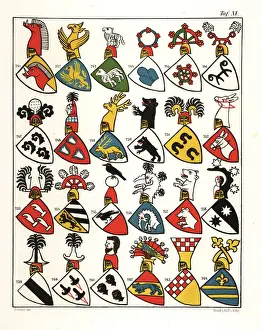 Swiss coats of arms, c. 1340