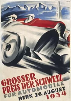 Motoring Posters and Prints Gallery: Swiss Grand Prix 1934