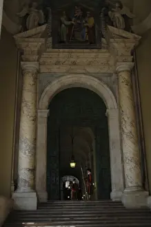 Swiss Guard. St. Peters Basilica. Vatican City