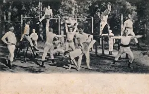 Exercises Prints: Swiss Gymnastic Group Exercise