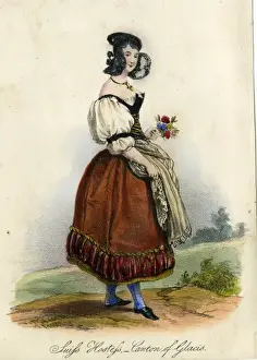 Puff Prints: Swiss Hostess, Canton of Glacis