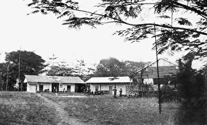 Images Dated 16th June 2016: Swiss house used as hospital near Mkessa, East Africa, WW1