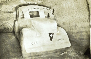 Images Dated 3rd May 2011: Swiss motorcar made out of ice
