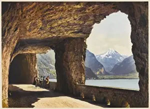 Lake Side Prints: Swiss Mountain Road