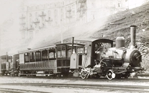 Swiss Rack Railway at Rigi Kulm, Switzerland Swiss Rack Railway at Rigi Kulm, Switzerland