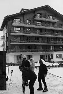Chalets Prints: Swiss Skiing Resort
