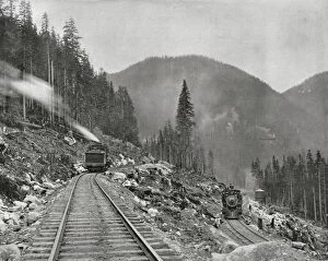 Images Dated 13th December 2016: Switchback on the Great Northern Railway, Washington State