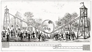 Images Dated 12th January 2021: The Switchback ride at the Jardin de Frascati, Le Havre, France