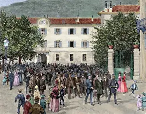 Provisional Prints: Switzerland. 19th century. Ticino revolt (September 2, 1890)
