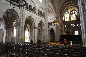 Helvetia Prints: SWITZERLAND. Basel. Cathedral. Gothic art. Architecture