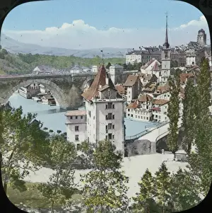 Rosengarten Prints: Switzerland - Berne. From Rosengarten